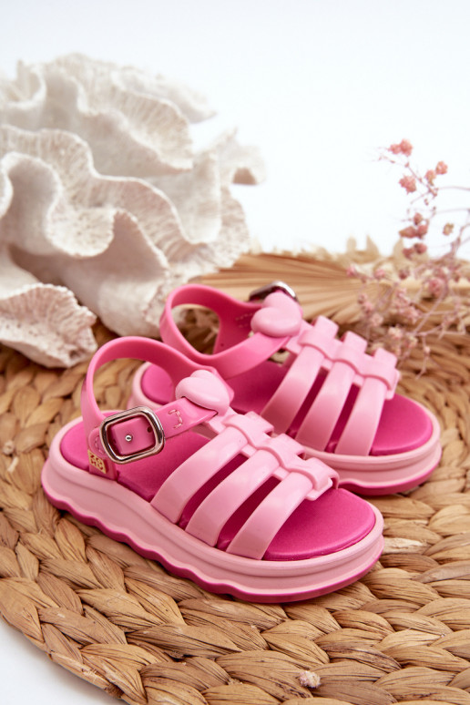 Scented Children's Sandals with Velcro ZAXY NN385018 Pink