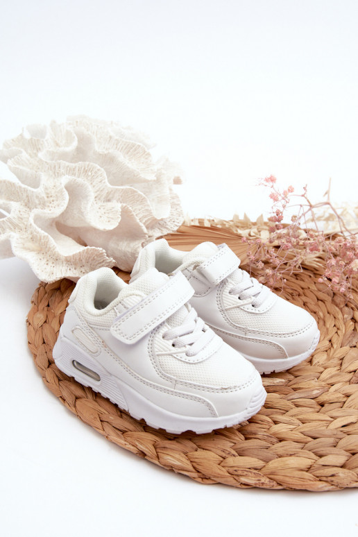 Children's Sneakers with Velcro White Krissandra