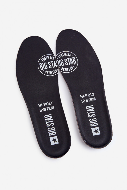 Insoles Shoes BIG STAR Memory Foam System 2 Pairs Black