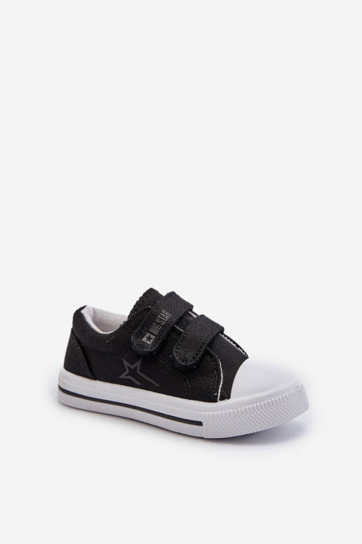 Children's Velcro Sneakers Big Star NN374111 Black