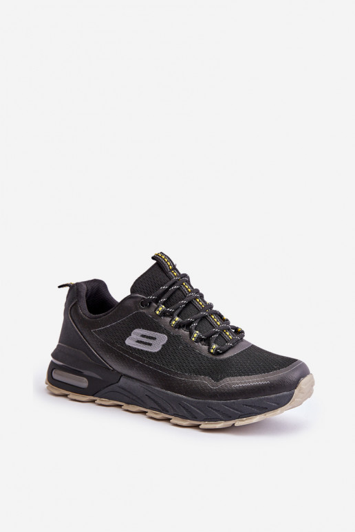 Men's Sports Shoes On Platform Black Idama