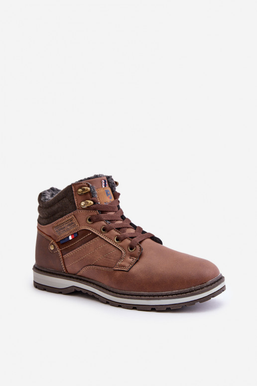 Warm Men's Ankle Boots McBraun Brown