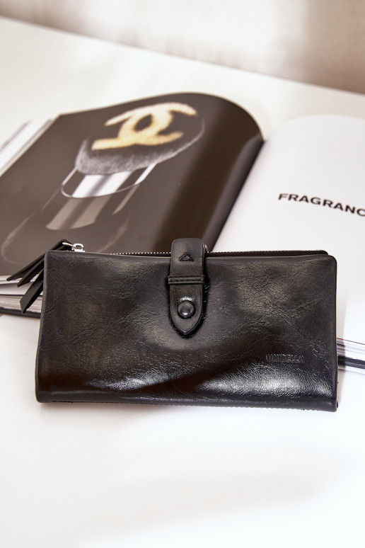 Women's Wallet Made Of Eco Leather Black Irinda