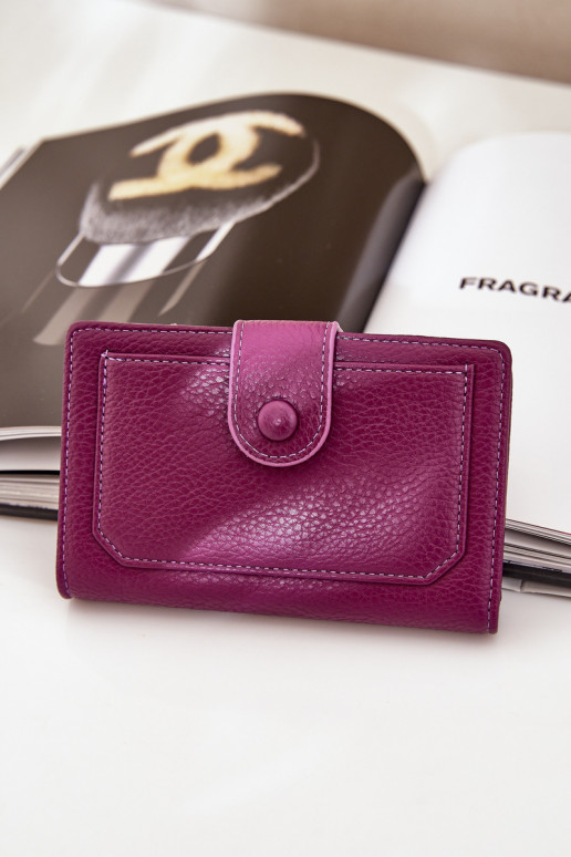 Women's Wallet Made Of Eco Leather Purple Isamille