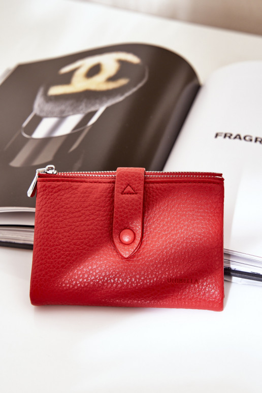 Eco Leather Women's Wallet Red Bronica