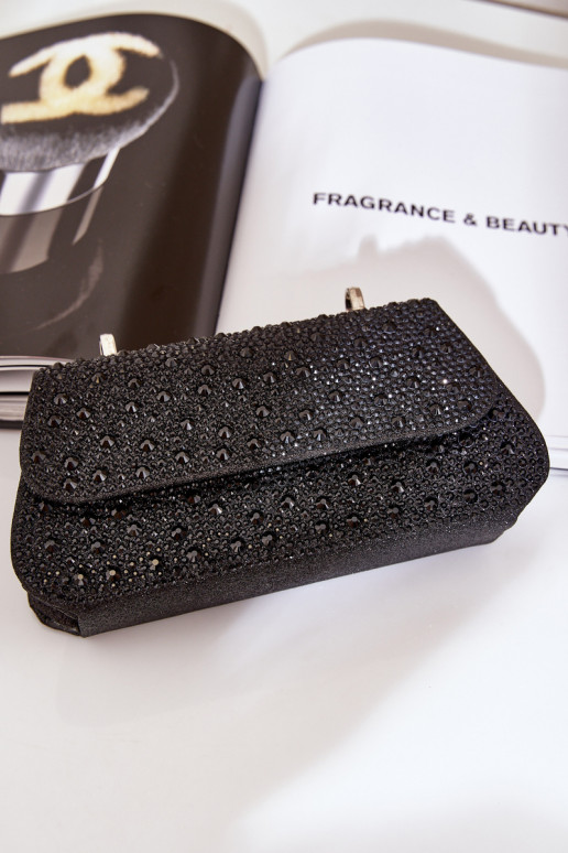 Embellished Evening Bag Black Kariti