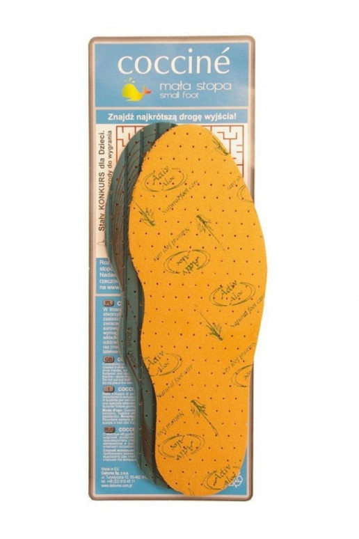 Coccine Insoles With Aloe Extract For Children To Cut 19-35