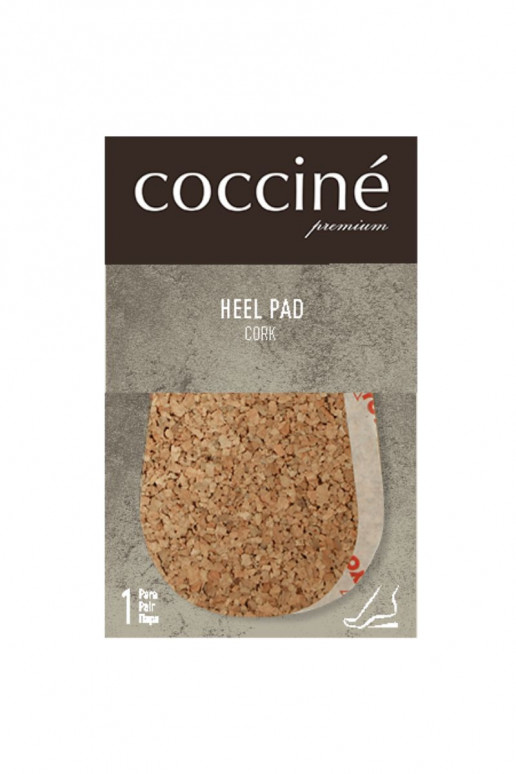 Coccine Heel Pad Corck And Leather Peccary