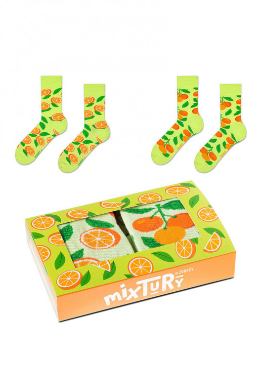 Sockenset Zooxy mixTURY Oranges 2 Paar