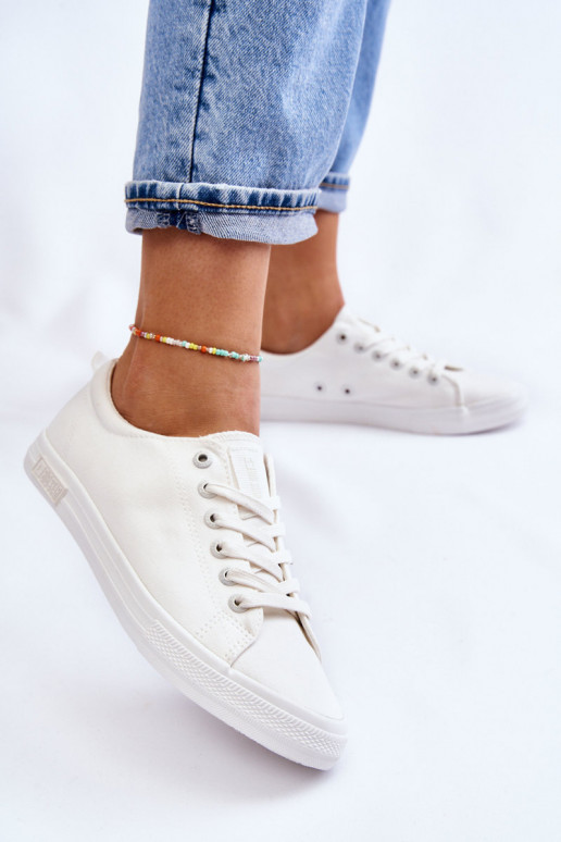 Women's Smooth Low Sneakers Big Star LL274058 White