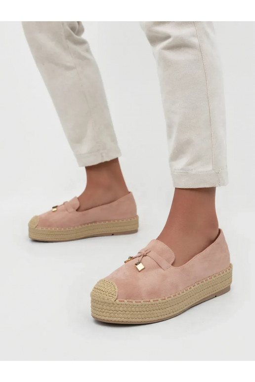 Womens espadrilles LIVORA PINK