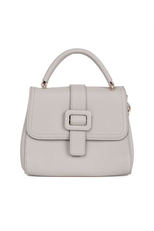 greylittleHandbag ze goldenmi elementami