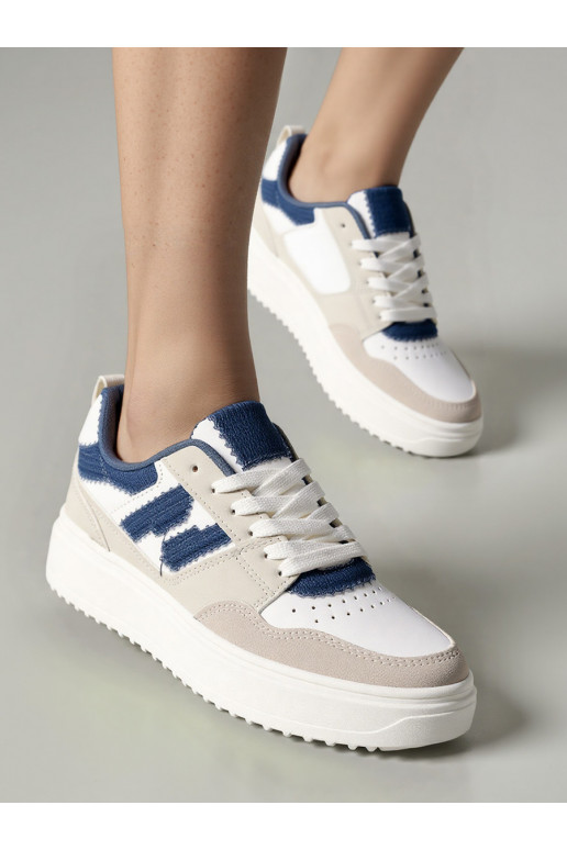 Womens Sneakers model shoes NORVIN White/Blue