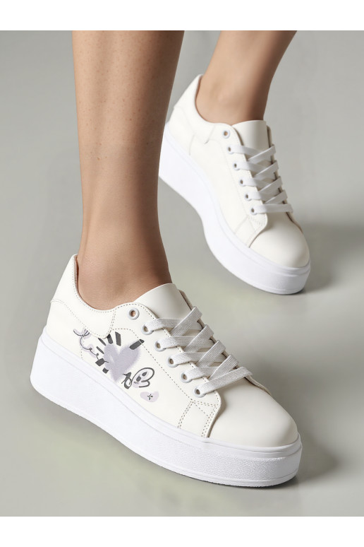 Womens Sneakers model shoes LUMIX White