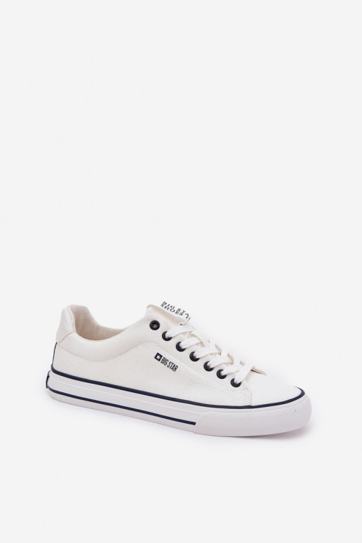 Low Mens Sneakers Big Star NN174017 White