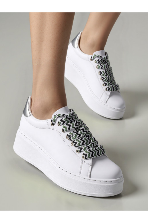 Womens Sneakers model shoes ZARAX White