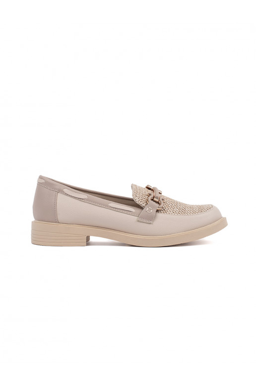 ivory Women's moccasins ze skórzaną wkładką