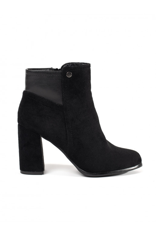 of suede ankle boots black