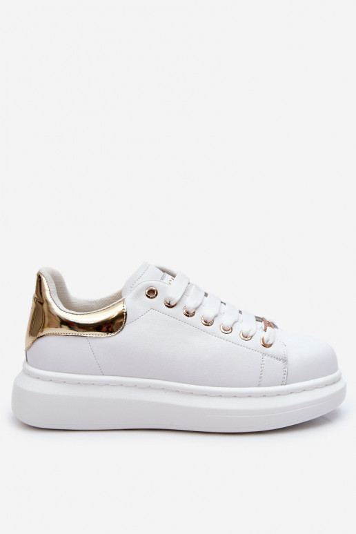 Women's Sport Shoes GOE LL2N4011 White and Gold