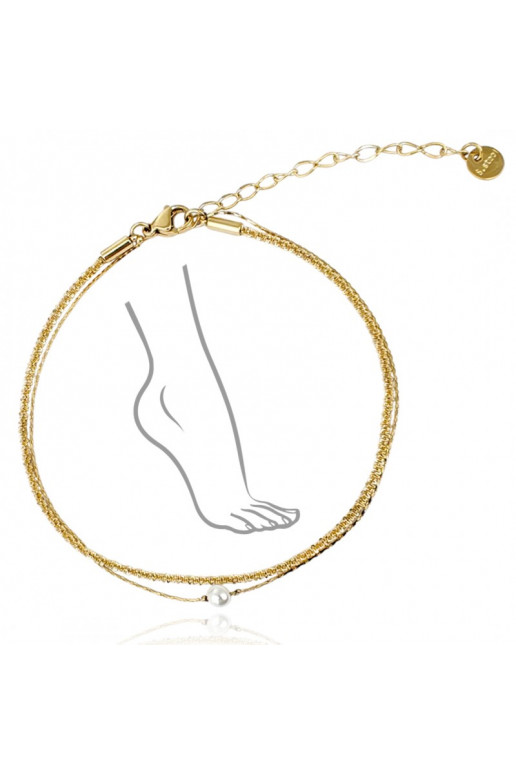 Ankle bracelet  gold plated BST1523