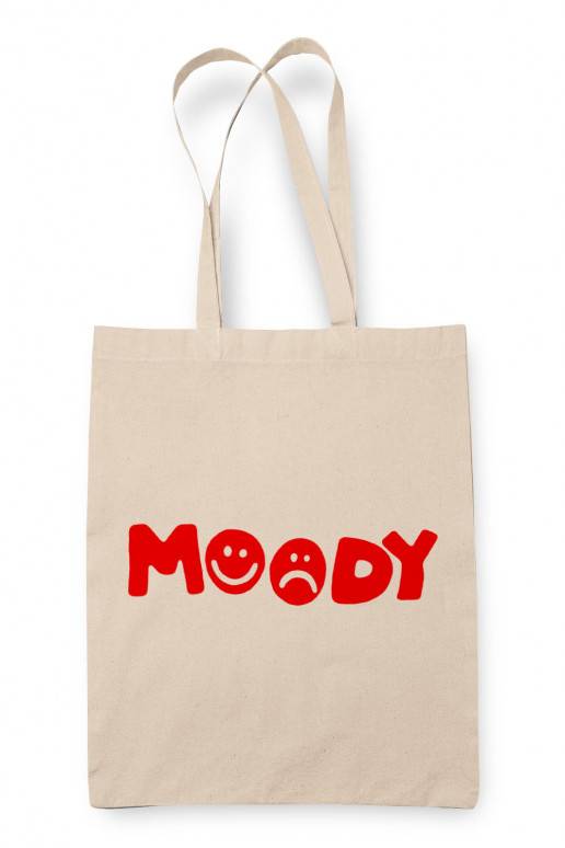 Premium PSD | Moody cafe togo bag standing front view