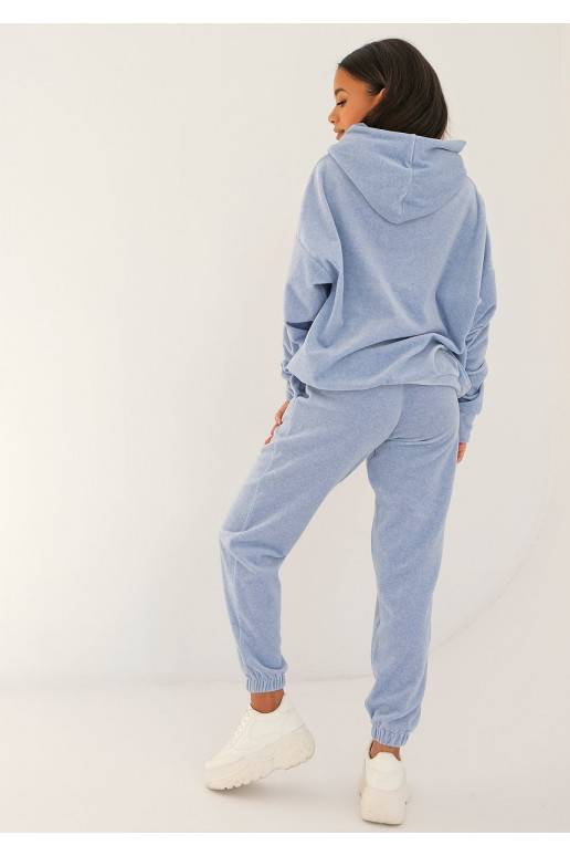 Blue velvet online sweatpants