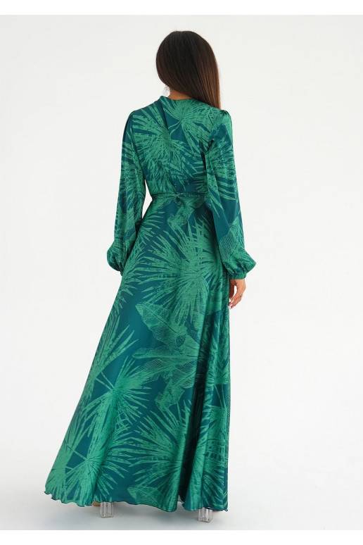 Palm leaf hotsell wrap dress