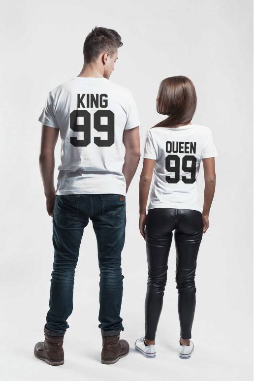 T-shirts King Queen par