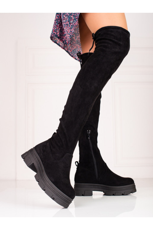 Boots Shelovet with platform black