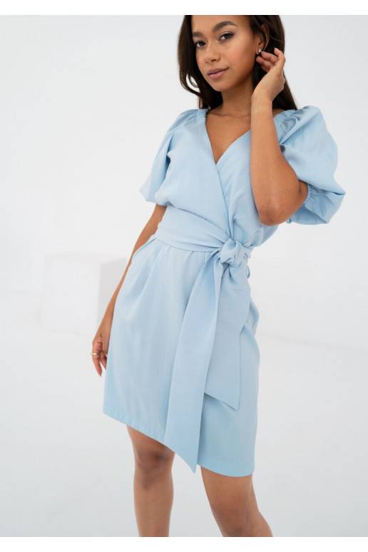 Ariela - Light blue mini dress