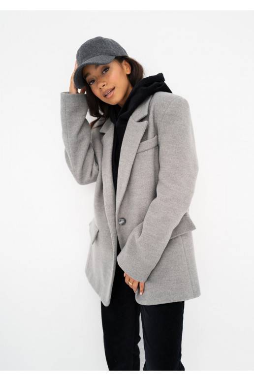 Corto - Short grey coat