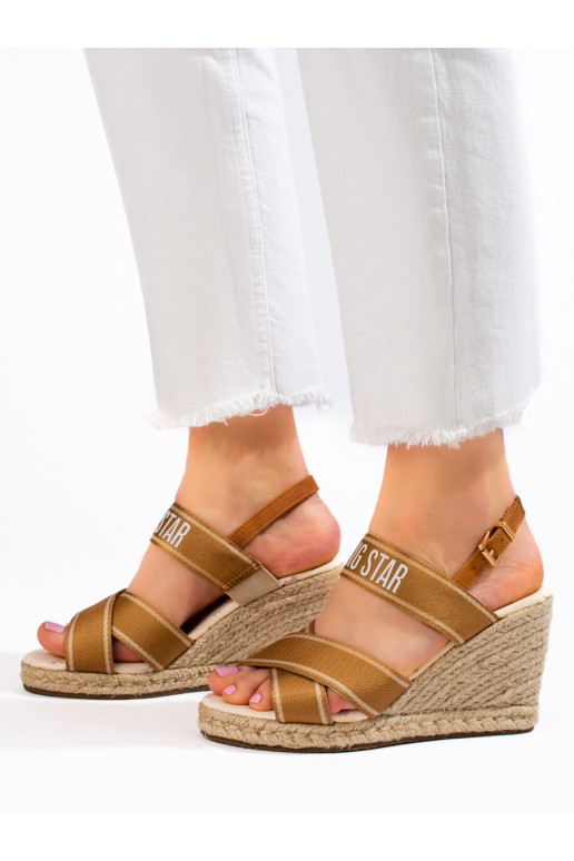 beige sandals  BIG STAR LL274883